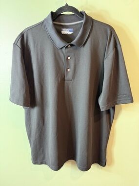 Men's Short Sleeve Polo Shirt - Charcoal
